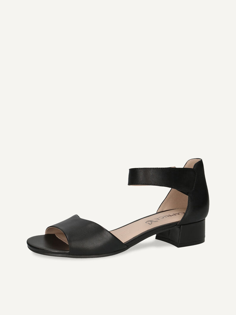 Sandalette, BLACK NAPPA, hi-res