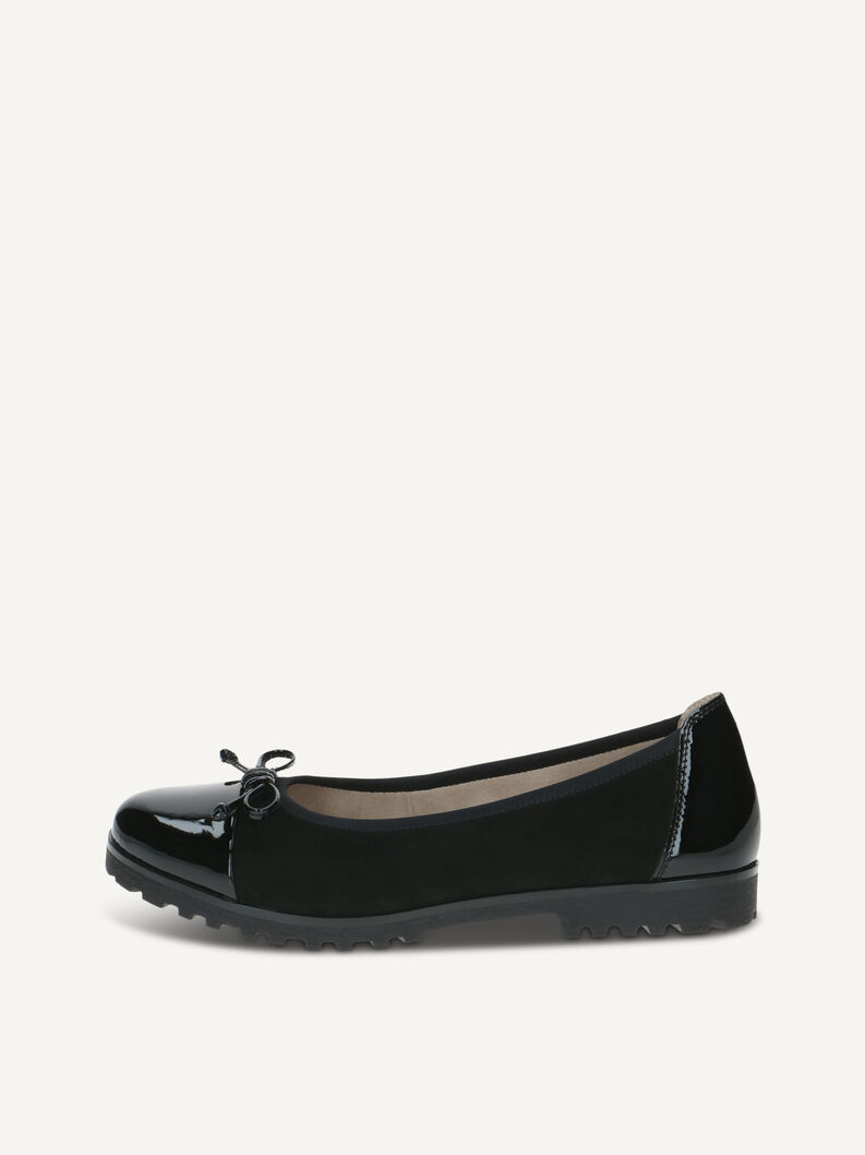Ballerina, BLACK SUEDE, hi-res