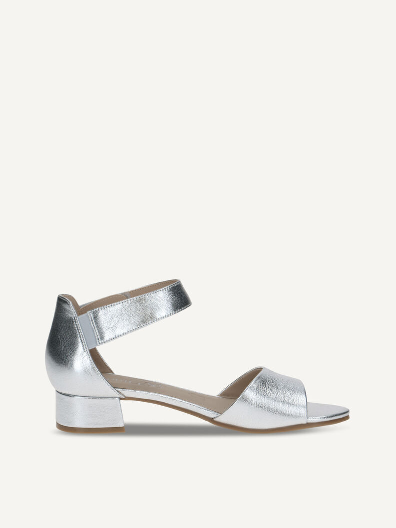 Sandalette, SILVER METAL., hi-res