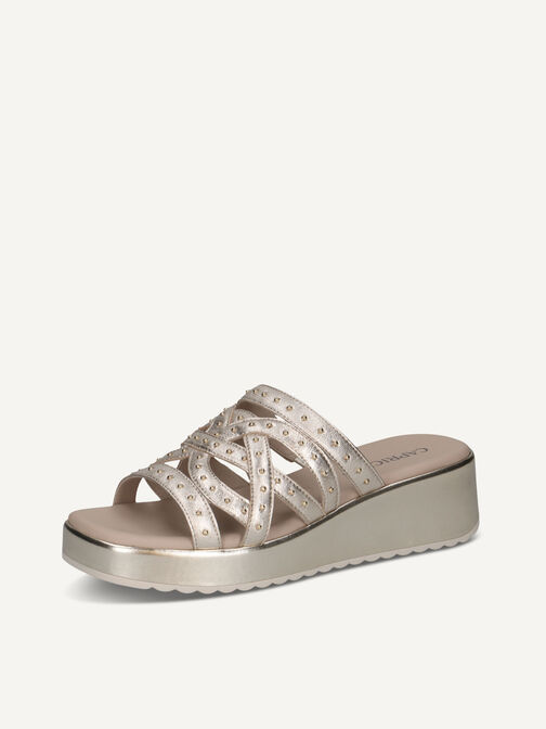 Pantolette, LT.GOLD METAL., hi-res