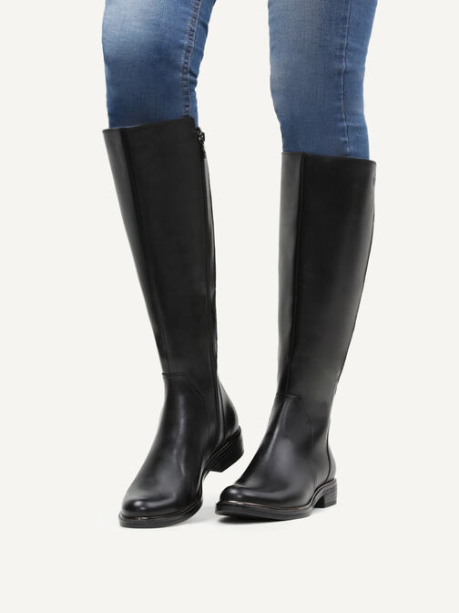 Lederstiefel - schwarz, BLACK COMB, hi-res