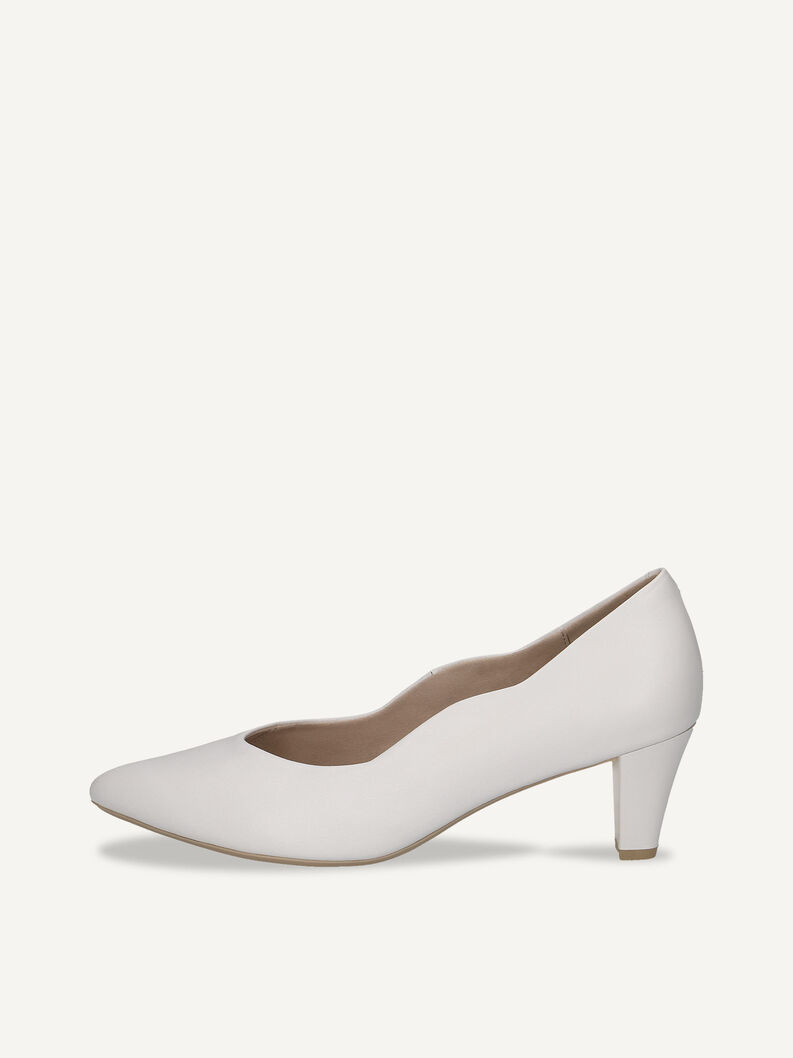 Lederpumps - weiß, WHITE NAPPA, hi-res