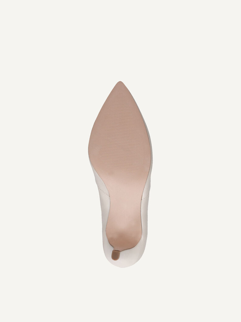 Lederpumps - beige, CREAM PERLATO, hi-res