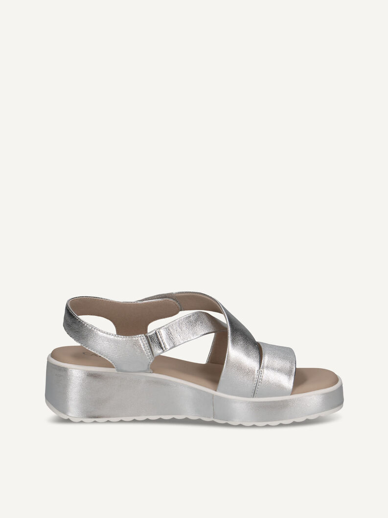 Sandale, SILVER METAL., hi-res