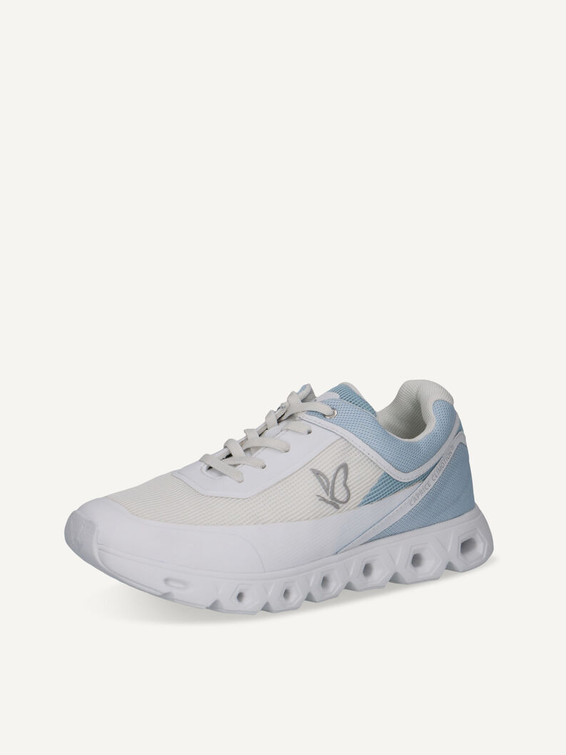 Sneaker, WHITE/LT.BLUE, hi-res