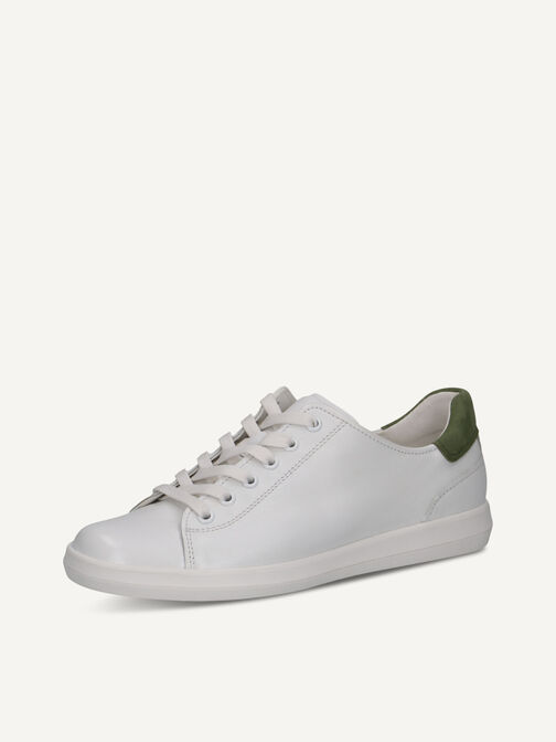 Sneaker, WHITE/GREEN, hi-res