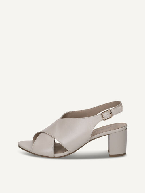 Heeled sandal, CREAM PERLATO, hi-res