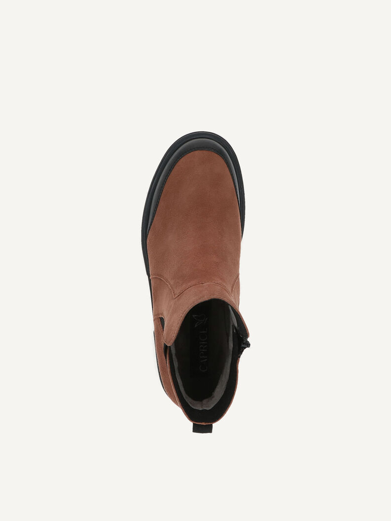 Lederstiefelette - braun, MUSCAT SUEDE, hi-res