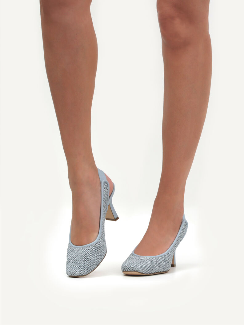 Slingpumps - blau, BLUE COMB, hi-res