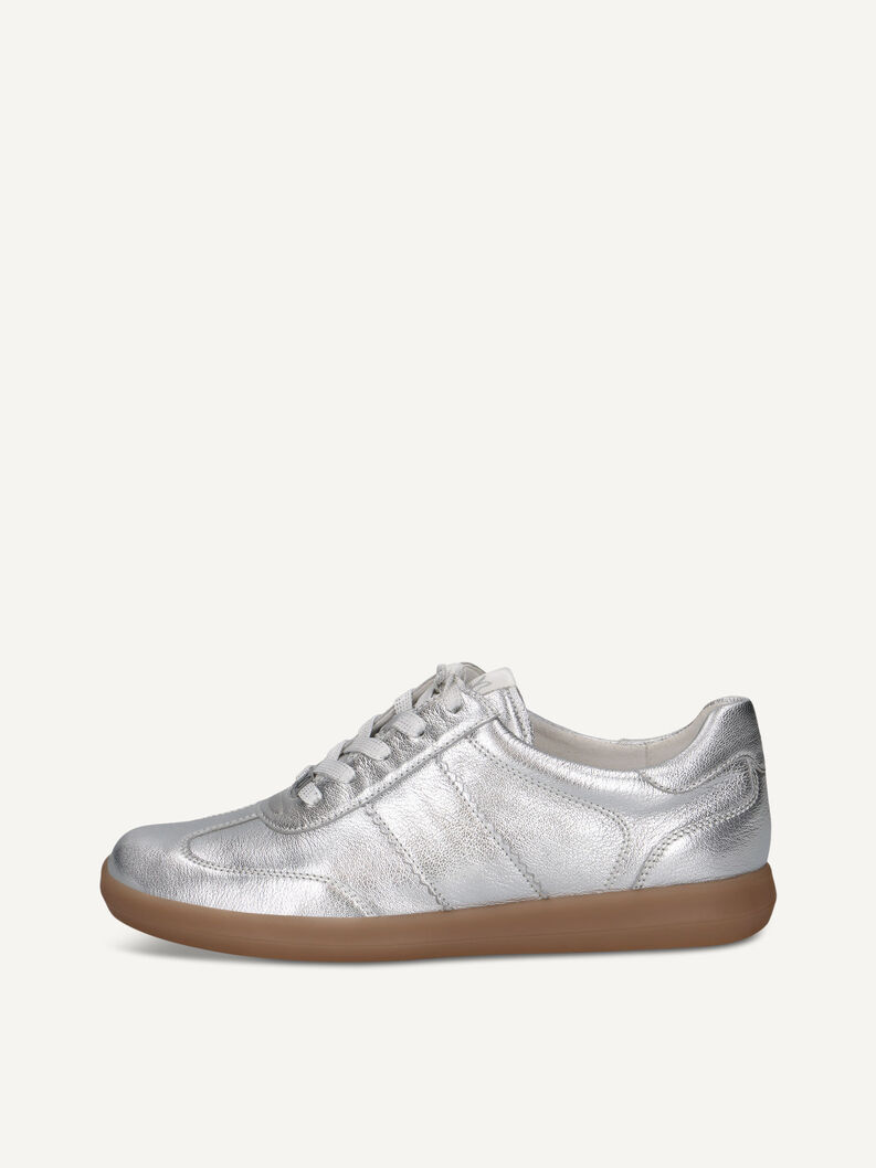 Sneaker, SILVER METAL., hi-res