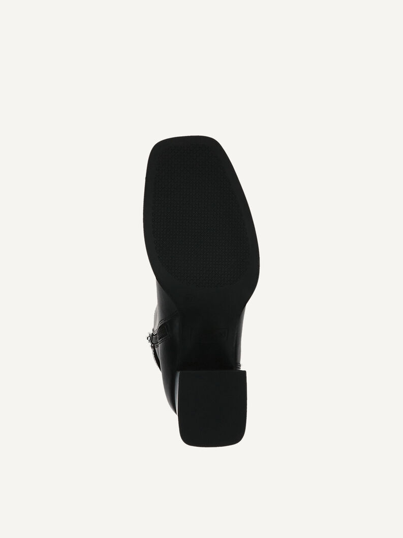 Lederstiefelette - schwarz, BLACK NAPPA, hi-res