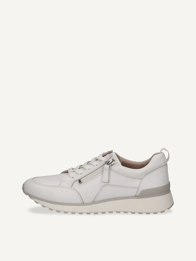 Ledersneaker - weiß, WHITE NAPPA, hi-res