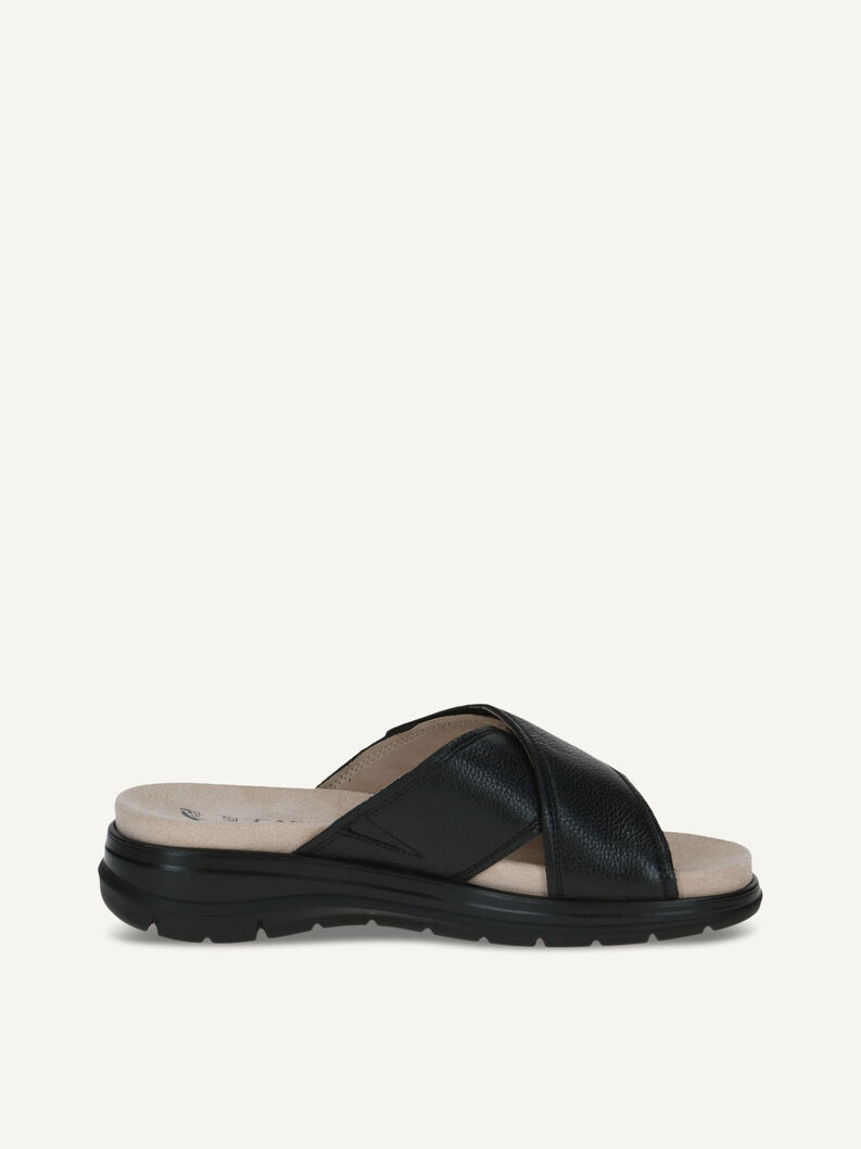 Slipper, BLACK NAPPA, hi-res