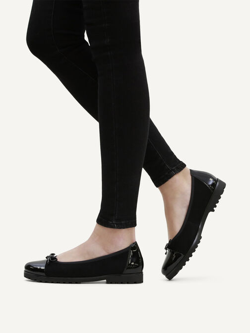 Ballerina, BLACK SUEDE, hi-res