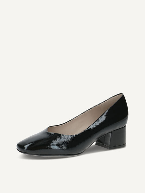 Pumps, BLACK NAPLAK, hi-res