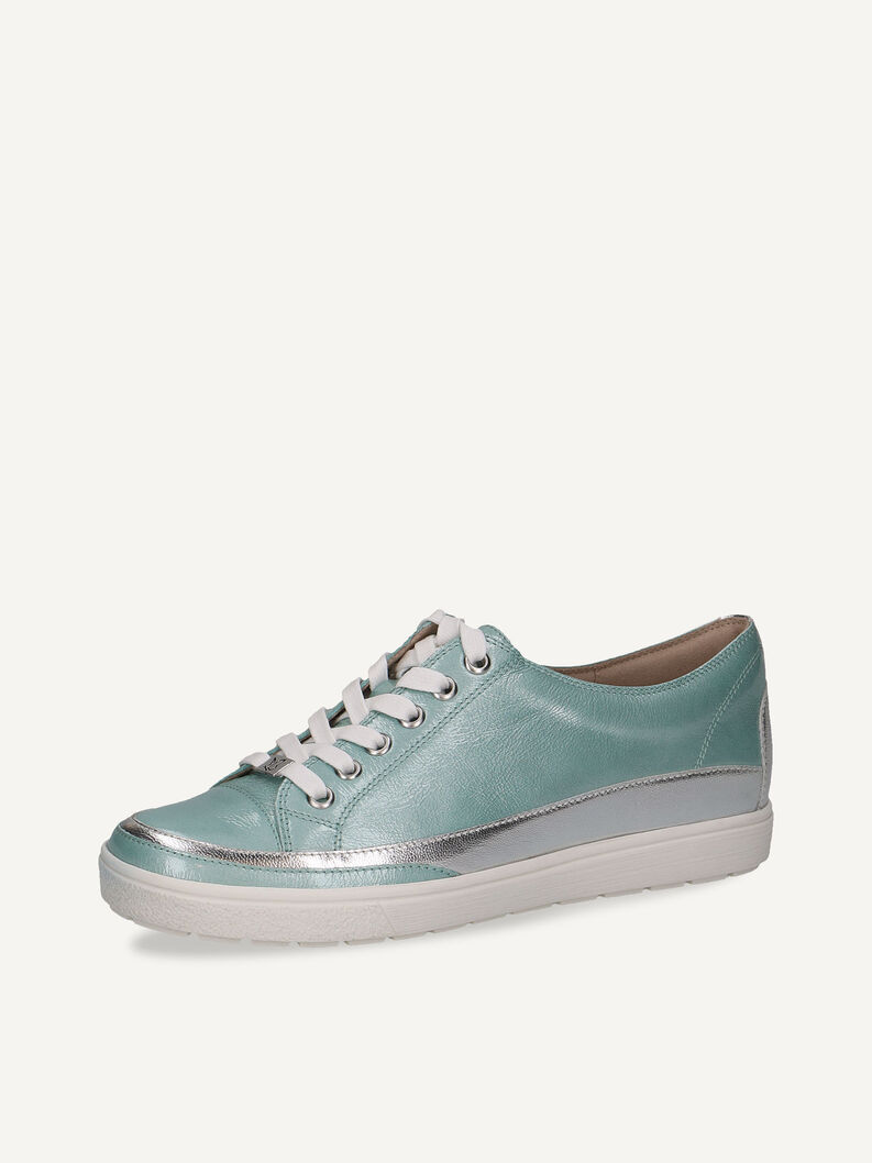 Ledersneaker - türkis, TURQUOISE NAPL, hi-res