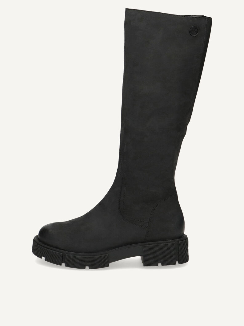 Lederstiefel - schwarz, BLACK NUBUC, hi-res