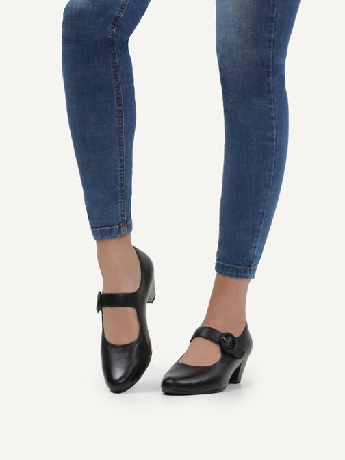 Lederslipper - schwarz, BLACK NAPPA, hi-res