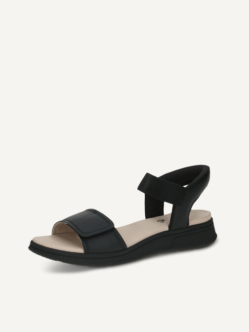 Sandal, BLACK NAPPA, hi-res