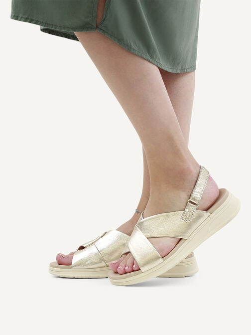 Sandale, LT.GOLD METAL., hi-res
