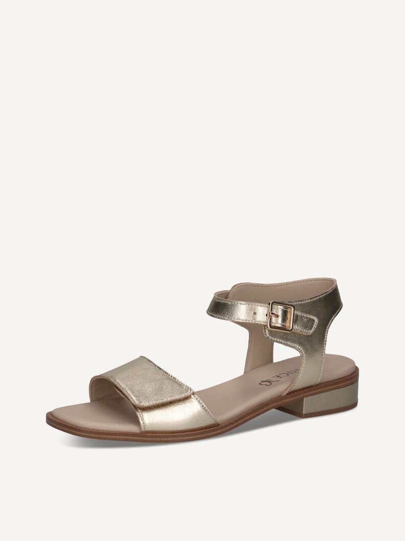 Sandalette, LT.GOLD METAL., hi-res