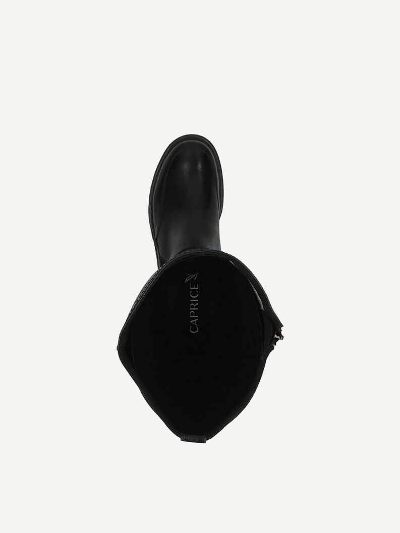 Lederstiefel - schwarz, BLACK COMB, hi-res