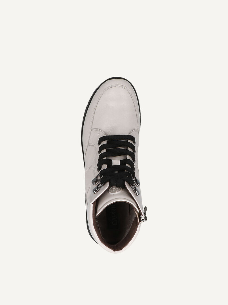 Lederstiefelette - weiß, OFFWHITE COMB, hi-res