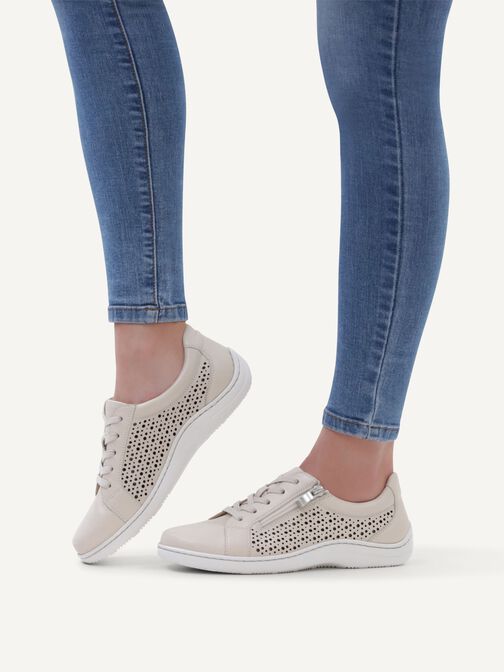 Ledersneaker - beige, EGGSHELL NAPPA, hi-res
