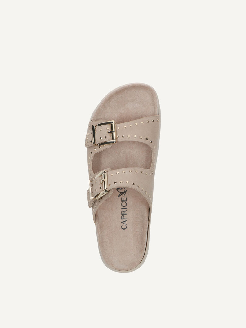 Pantolette, BEIGE SUEDE, hi-res