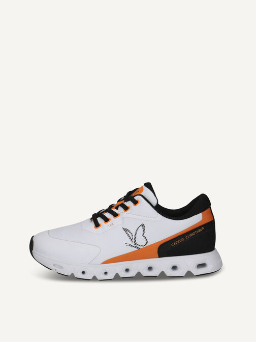 Sneaker, WHITE/ORANGE, hi-res