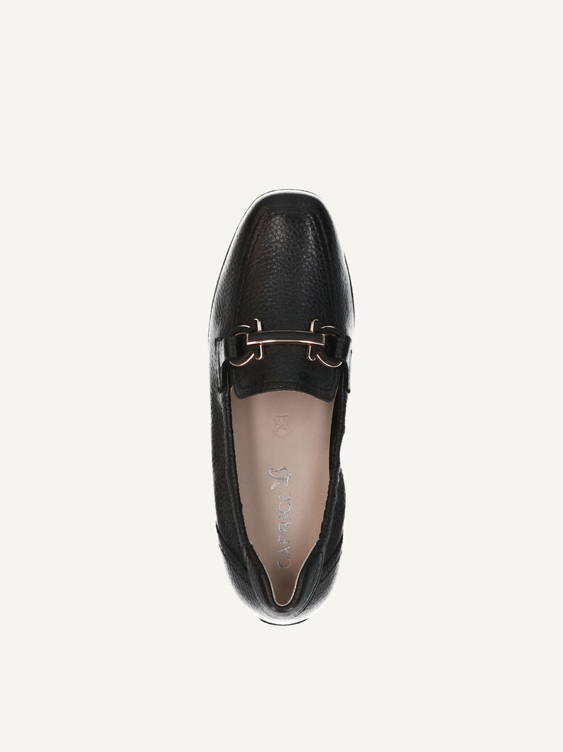 Lederslipper - schwarz, BLACK DEER, hi-res