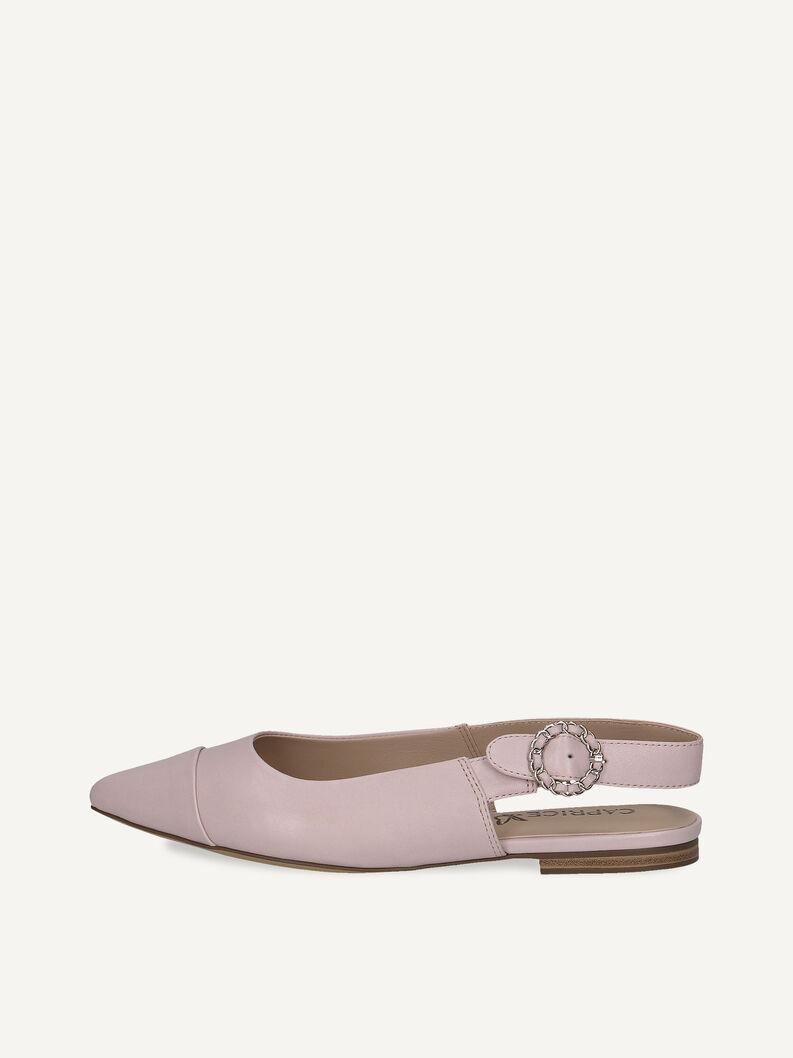 Lederslingpumps - lila, LT.PURPLE PERL, hi-res