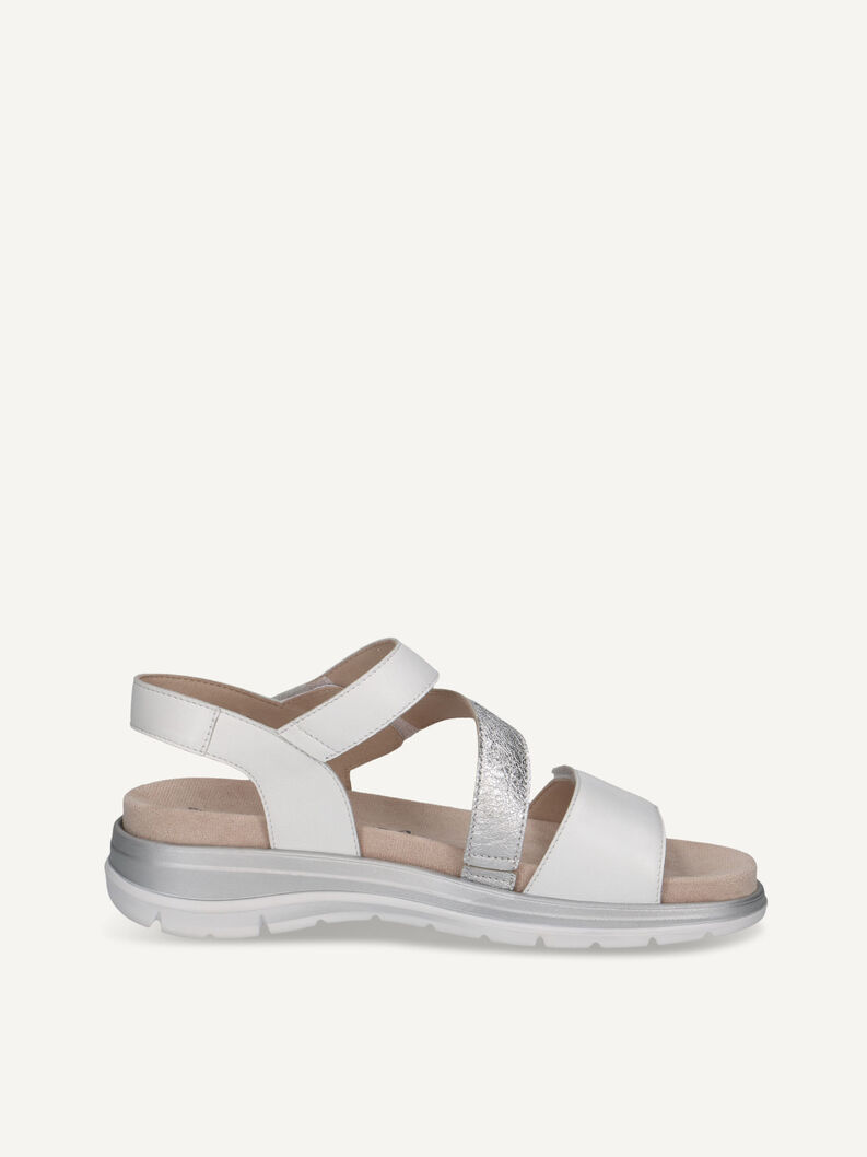 Sandale, WHITE/SILVER, hi-res