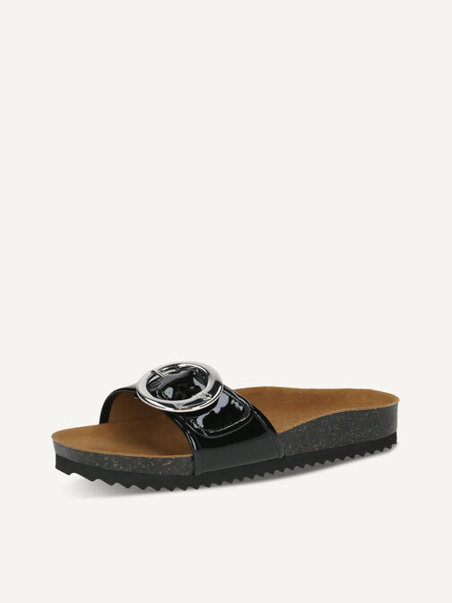 Mule, BLACK PATENT, hi-res
