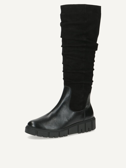 Lederstiefel - schwarz, BLACK COMB, hi-res