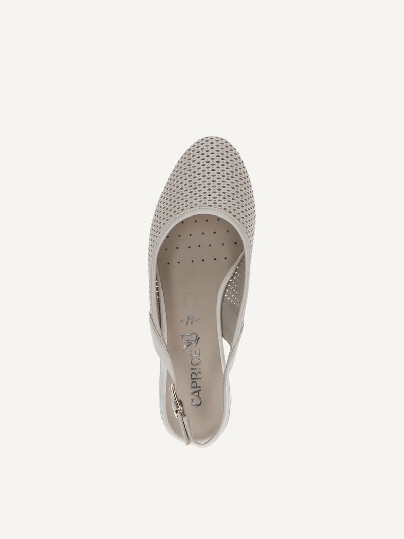 Slingpumps, CREAM NAPPA, hi-res