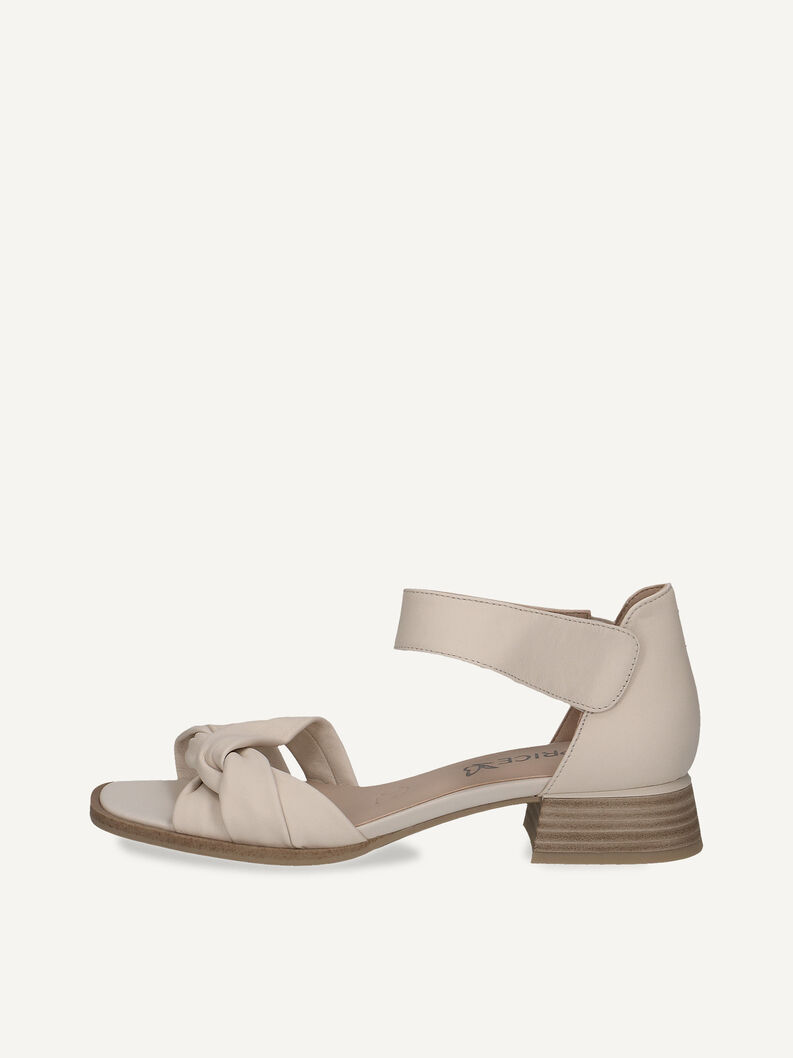 Ledersandalette - weiß, OFFWHITE NAPPA, hi-res