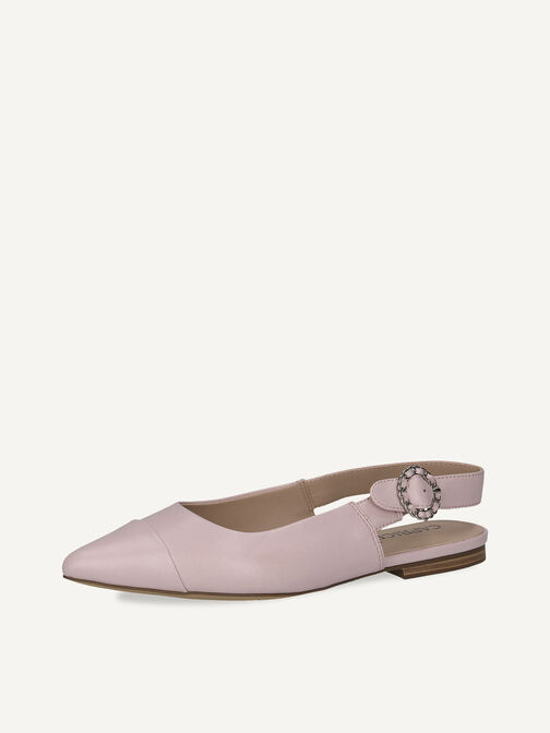 Escarpin en cuir - mauve, LT.PURPLE PERL, hi-res