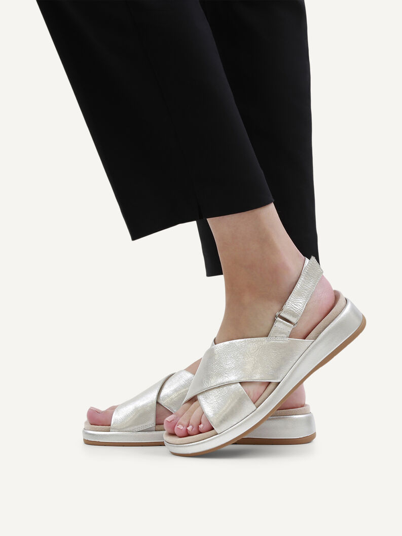 Sandale, SILVER PATENT, hi-res