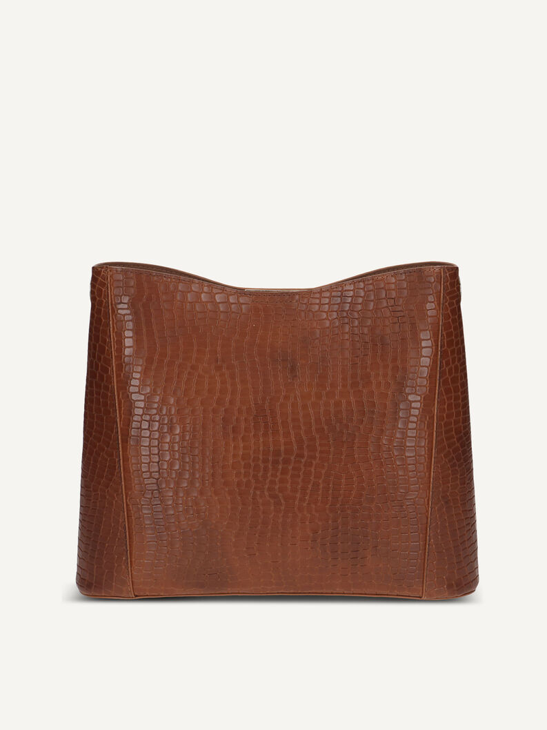 Handtasche, COGNAC CROCO, hi-res