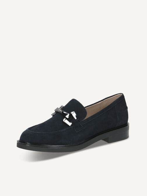Lederslipper - blau, OCEAN SUEDE, hi-res