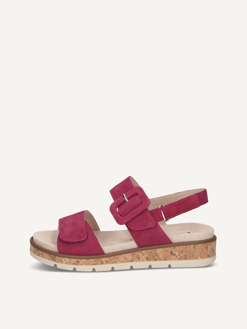 Sandale, FUCHSIA SUEDE, hi-res