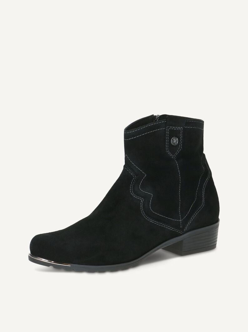 Stiefelette, BLACK SUEDE, hi-res