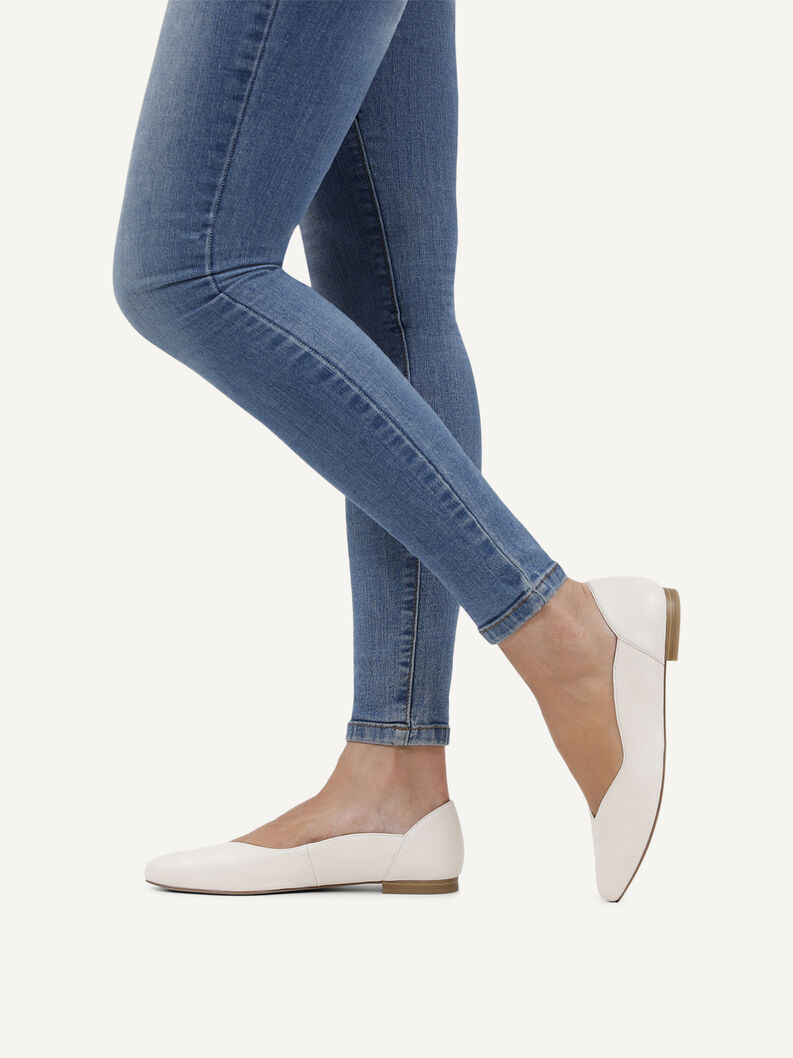 Lederpumps - weiß, OFFWHITE NAPPA, hi-res