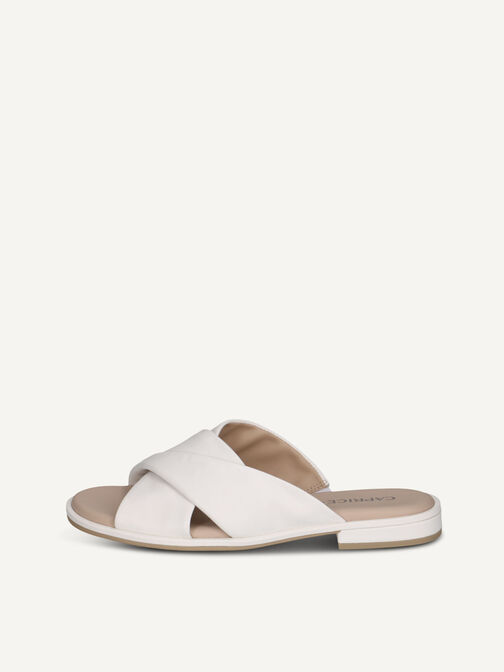 Pantolette, WHITE NAPPA, hi-res