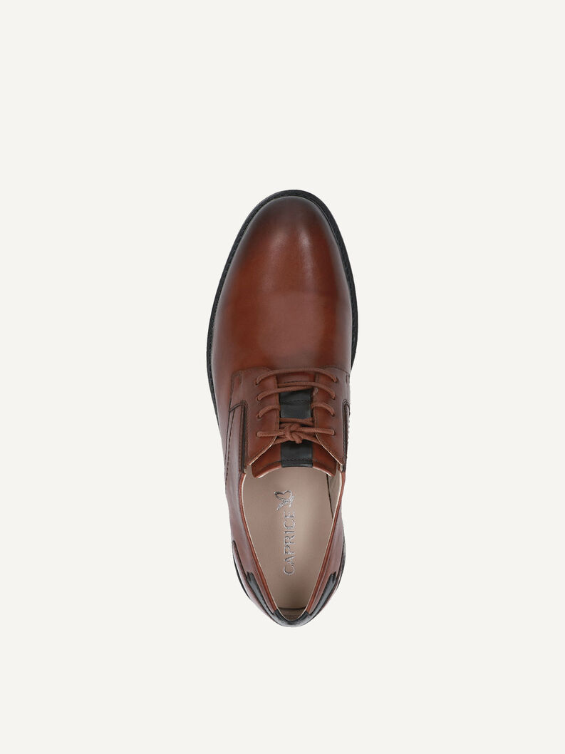 Ledersneaker - braun, NUT COMB, hi-res