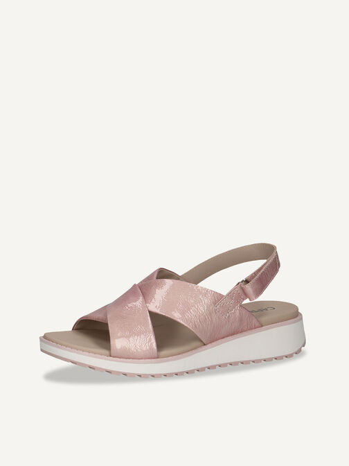 Sandale en cuir - rose, PAST.PINK NAPL, hi-res