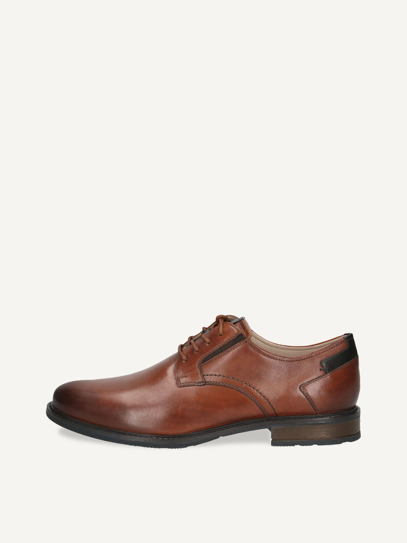 Ledersneaker - braun, NUT COMB, hi-res