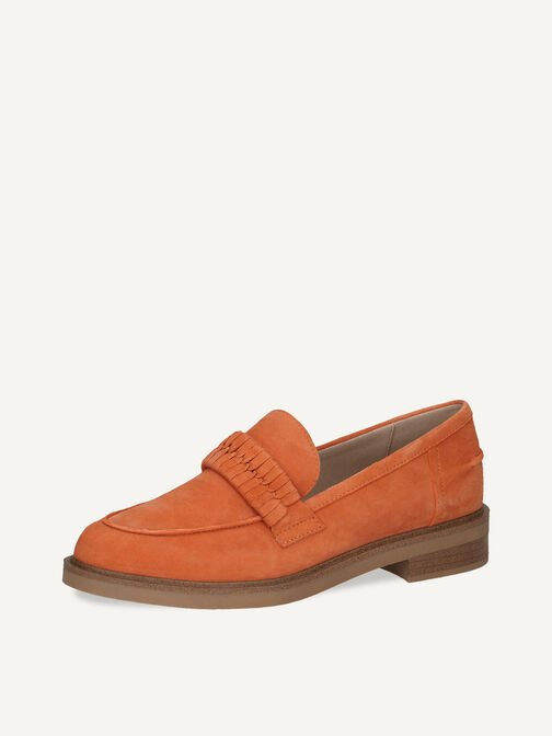 Lederslipper - orange, ORANGE SUEDE, hi-res