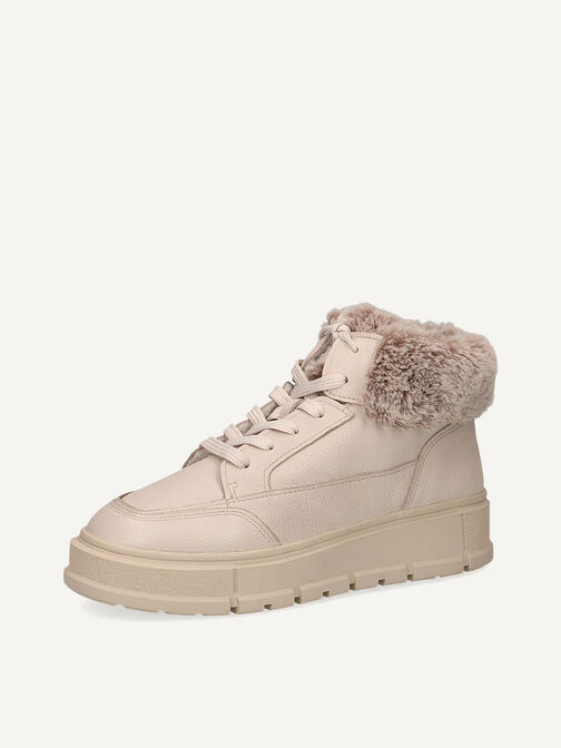 Lederstiefelette - weiß Warmfutter, SNOW NAPPA, hi-res